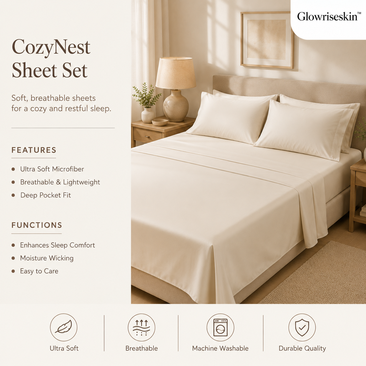 CozyNest Sheet Set
